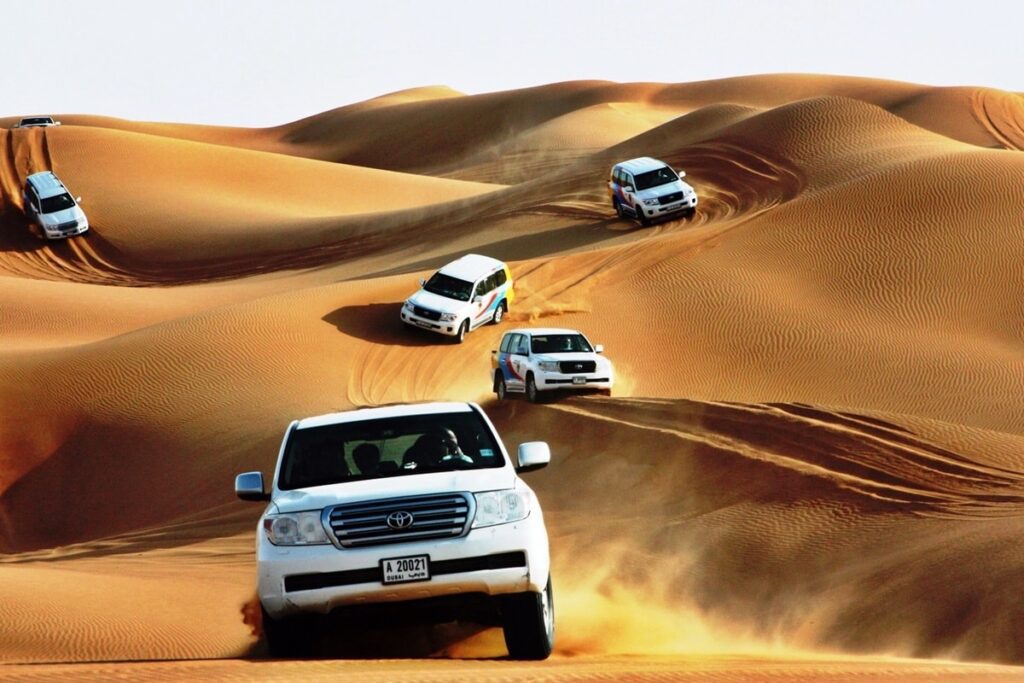 سواری روی شن سافاری صحرای دبی