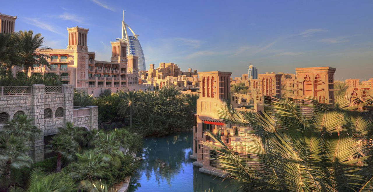 نمایی از برج العرب دبی