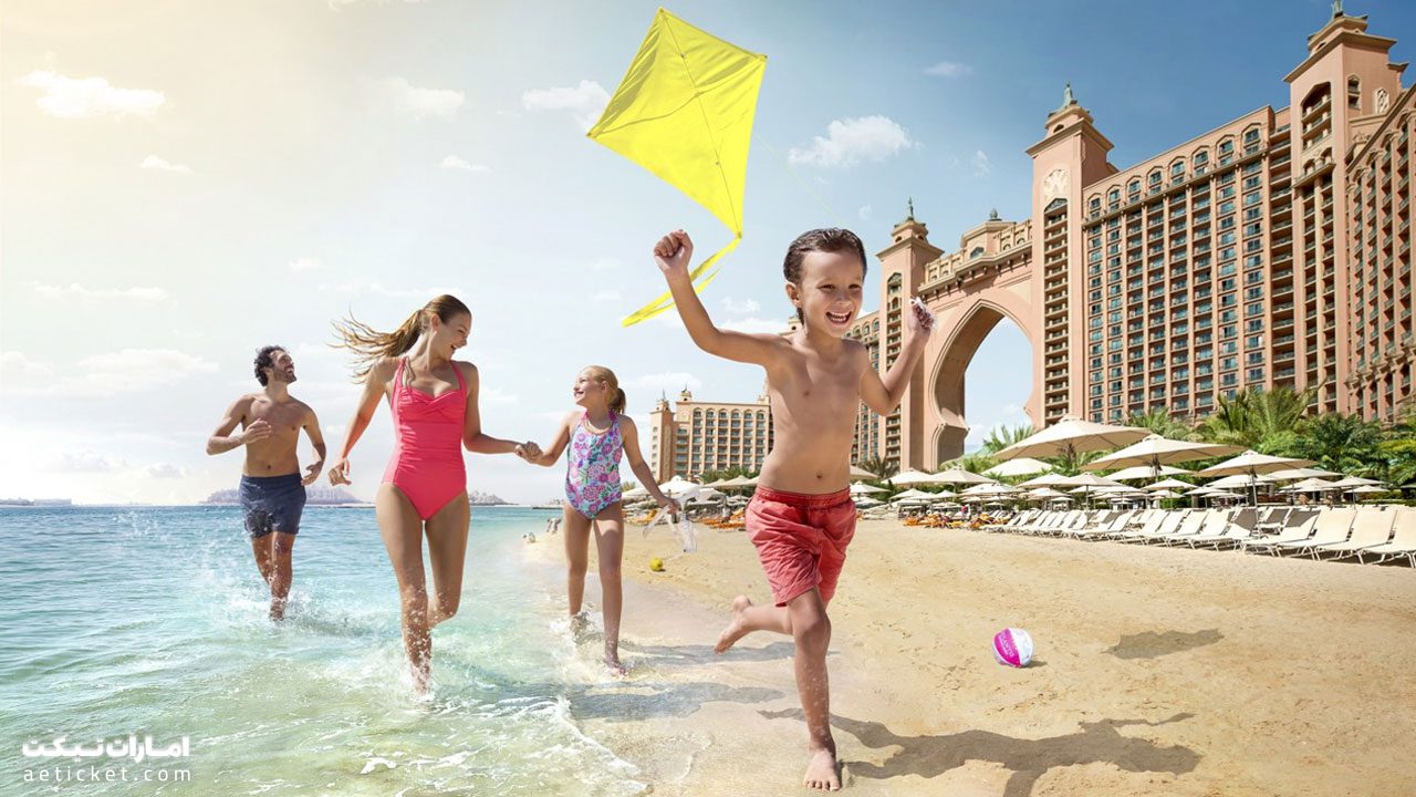 ساحل اختصاصی هتل آتلانتیس دبی